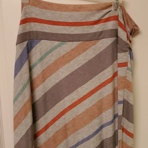Multi colored maxi skirt